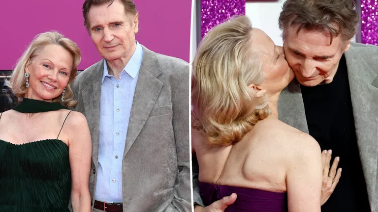 Pamela Anderson habla del amor tras rumores de relación con Liam Neeson