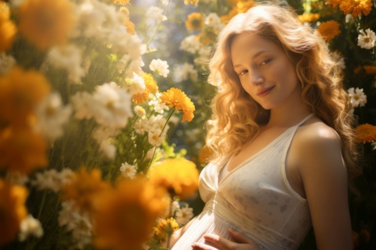 Realmente tienes ese brillo característico del embarazo