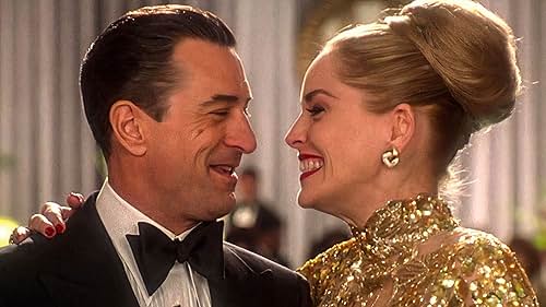 Sharon Stone y Robert De Niro como Ginger y Sam Rothstein en una escena romántica de la película Casino.